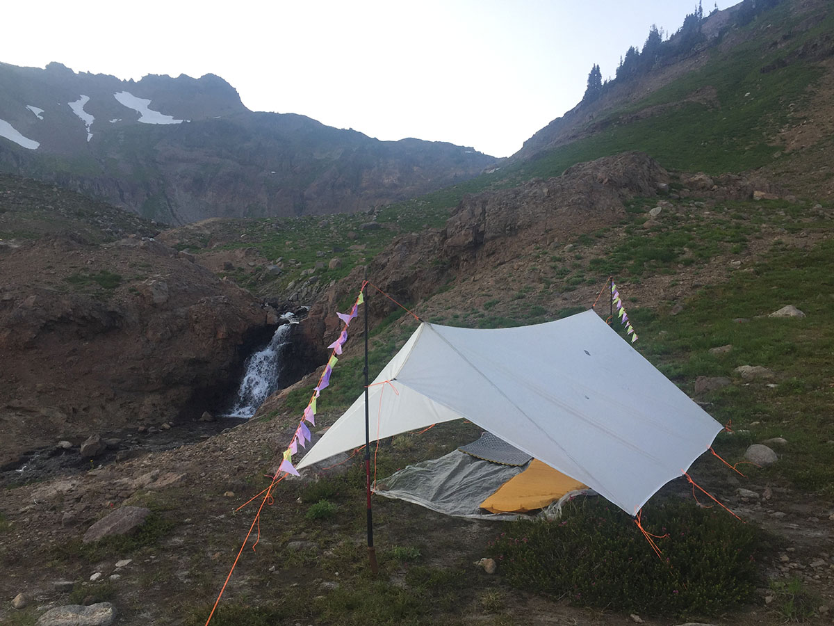 Tarp at Goat Lake